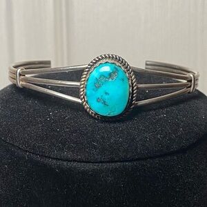 Sterling Silver Turquoise Bracelet